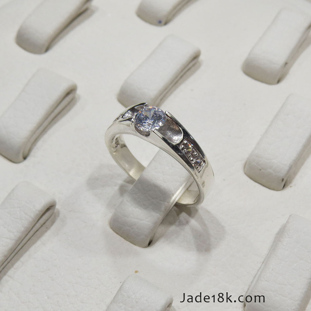 Anillo Fiory de Compromiso en Plata