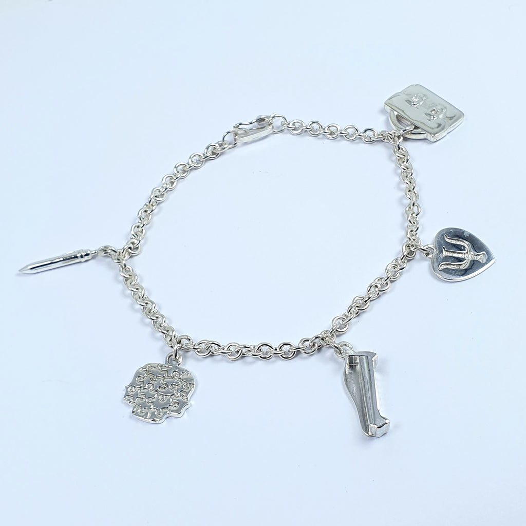 Pulsera de Psicologia Plata Ley