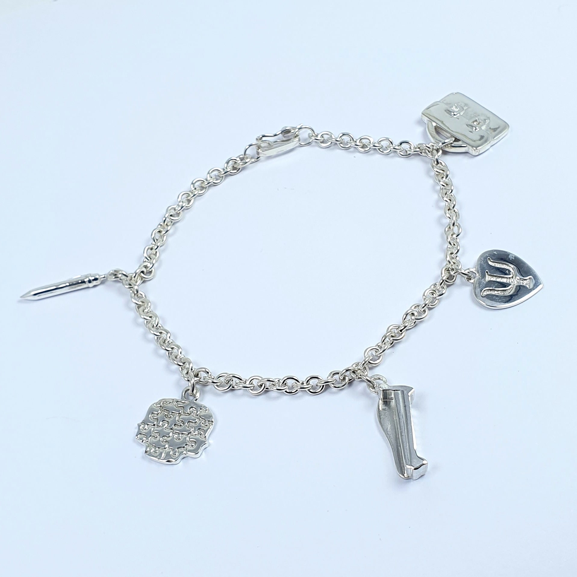 Pulsera de Psicologia Plata Ley
