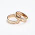 Alianzas de boda con Iniciales Personalizado en oro 18k – Jade18k