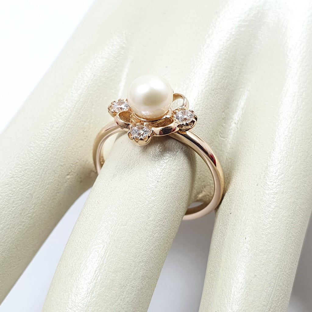 Anillo Minerva con Perla