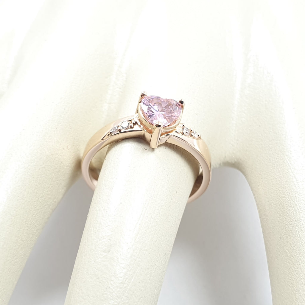 Anillo de Promesa Agnes Corazón