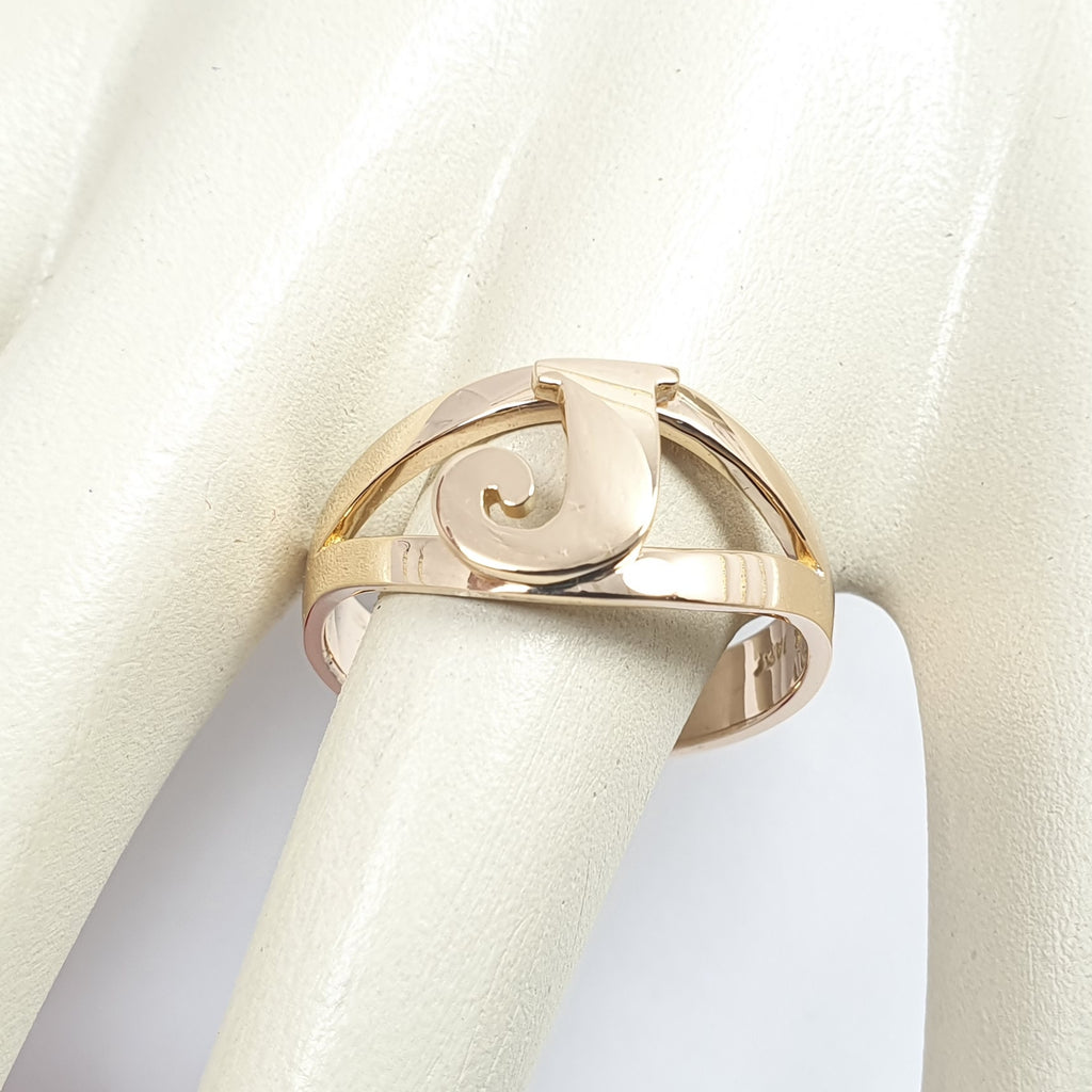 Inicial dama Oro 18k