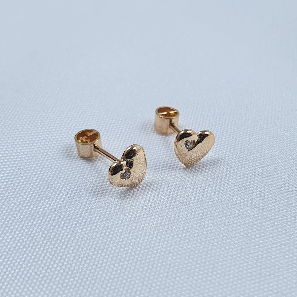 Arete Bebe Love Oro 18k