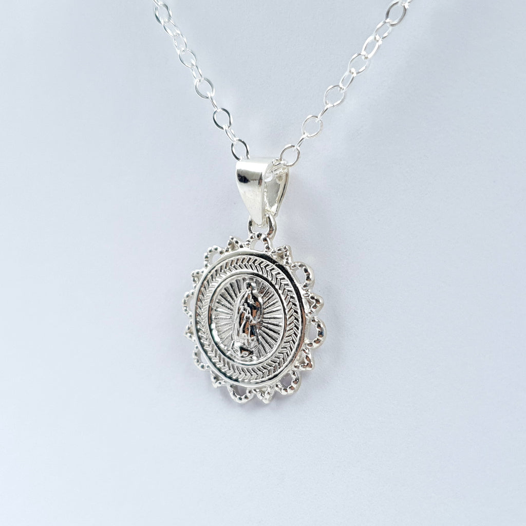 Dije Virgen Guadalupe Plata Ley