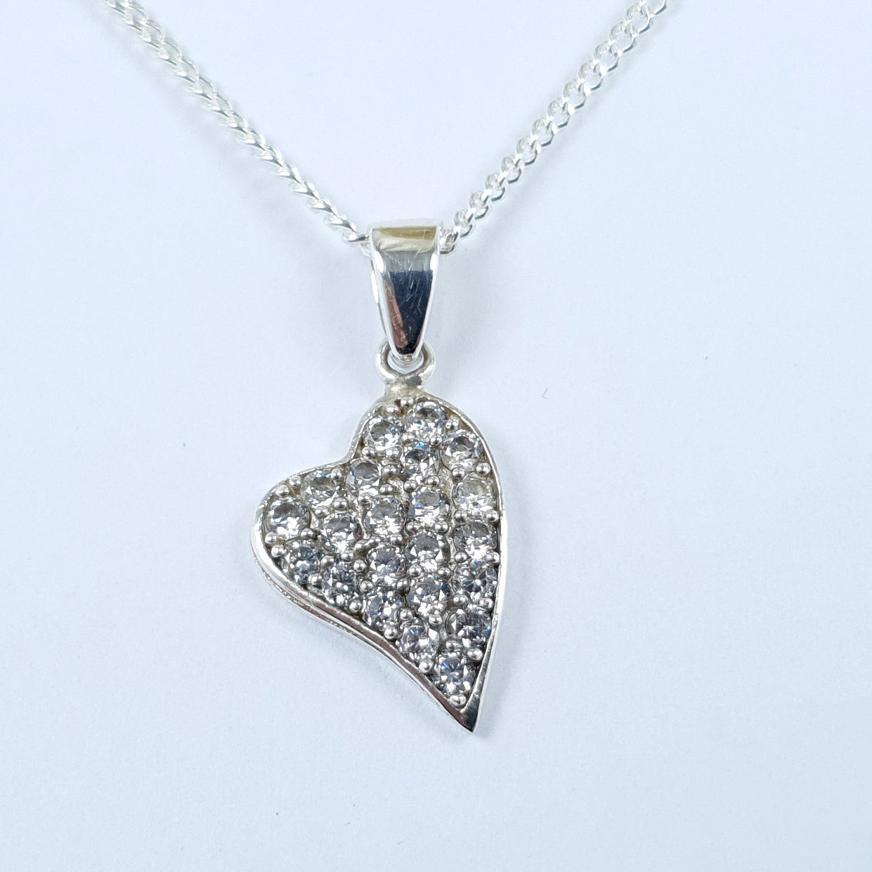 Dije Mi Corazon Brillante Plata Ley