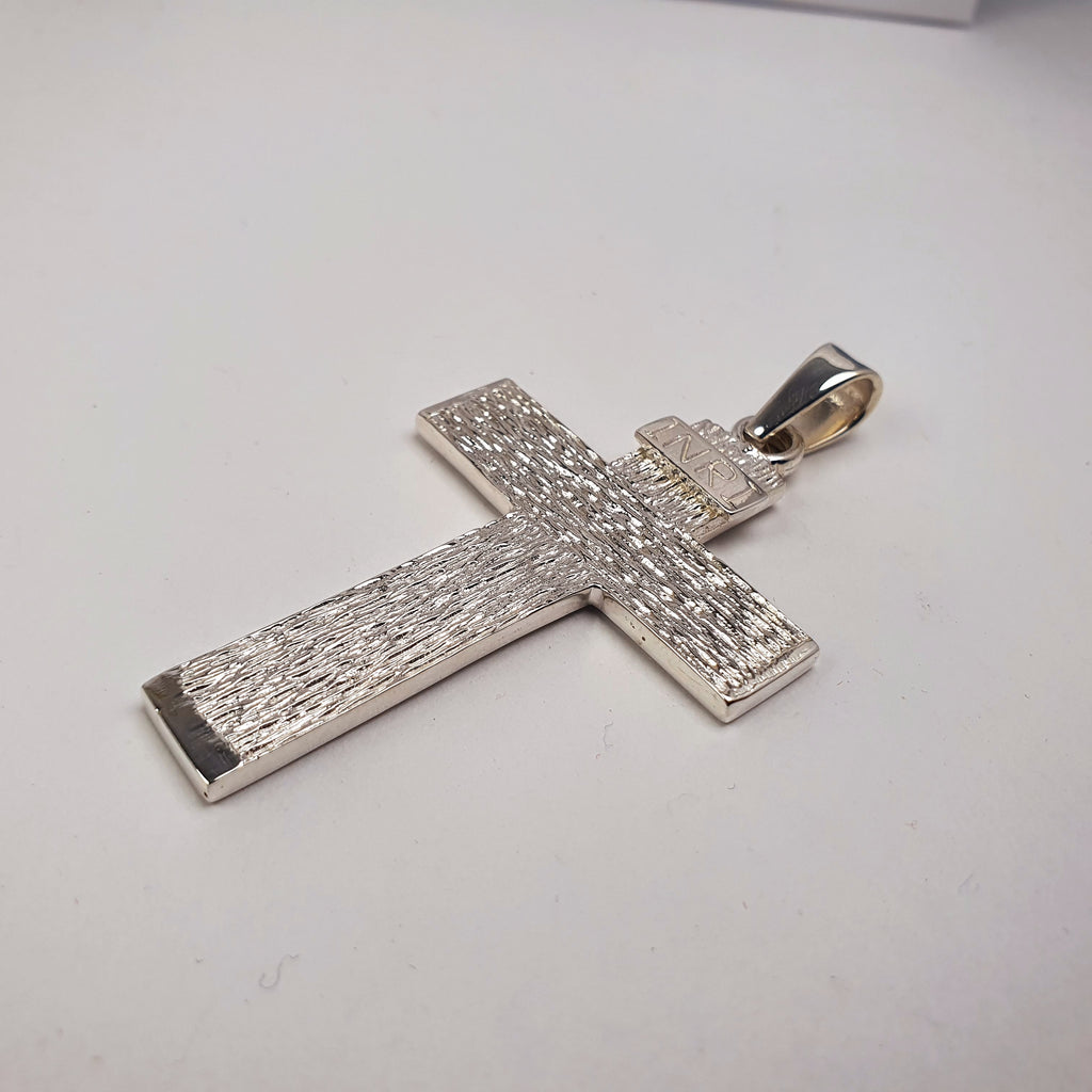 Cruz Inri en Plata Ley