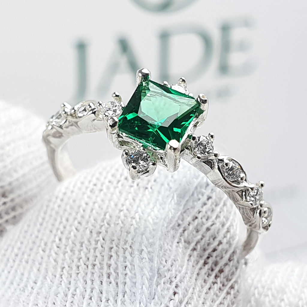 Anillo de Compromiso Plata " Emperatriz"