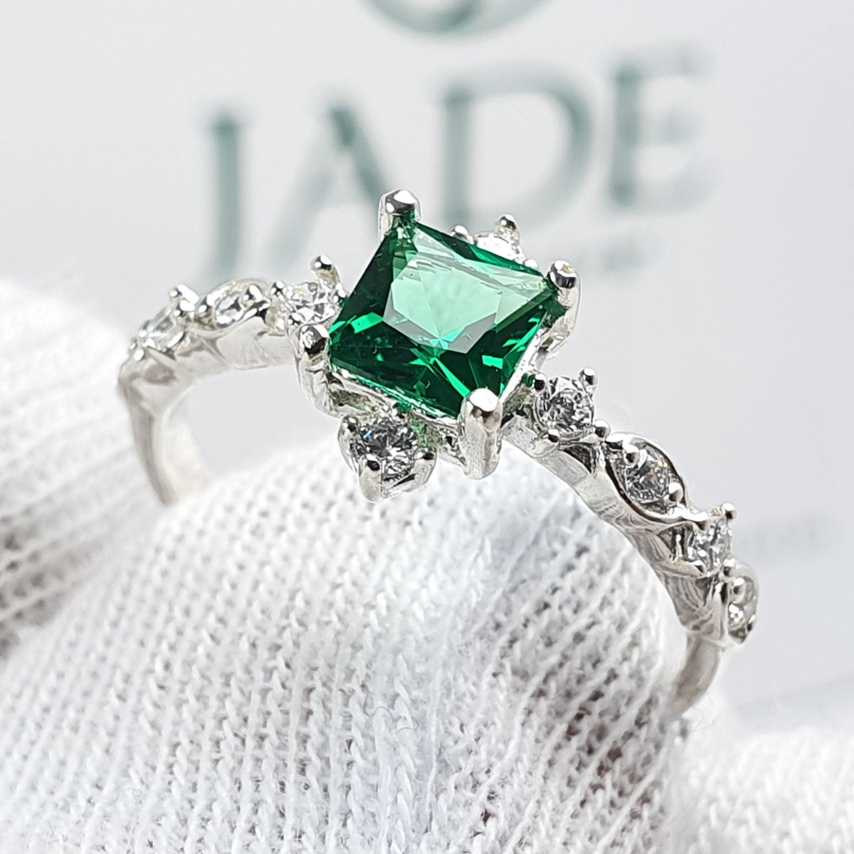 Anillo de Compromiso Plata " Emperatriz"