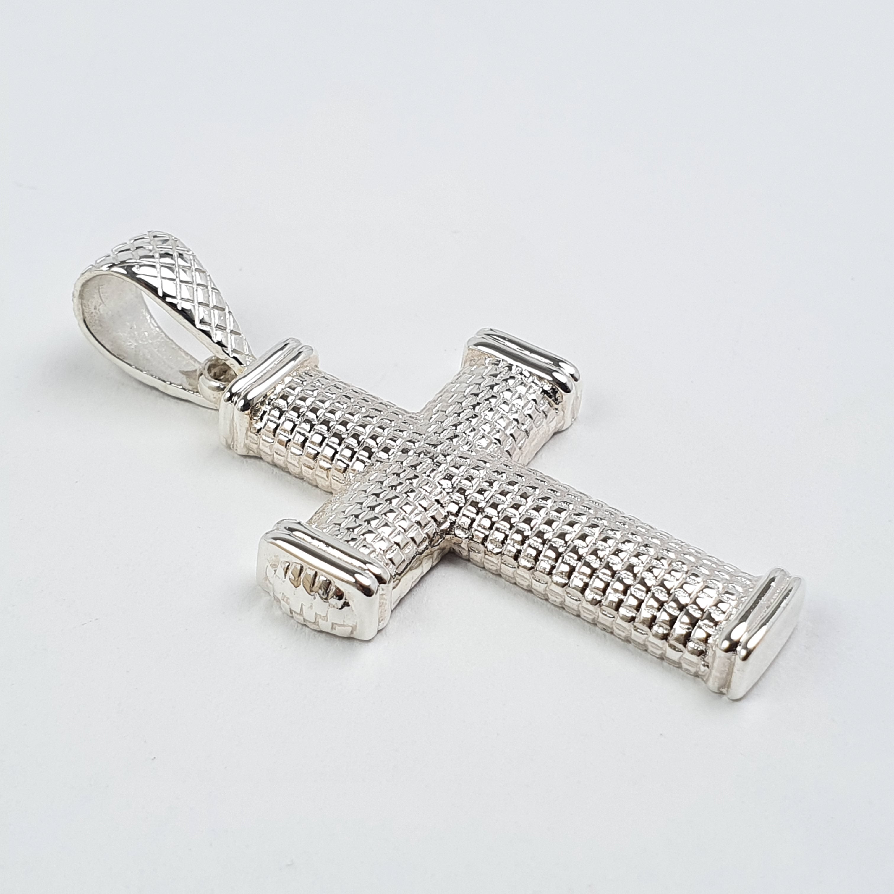 Dije de cruz para hombre