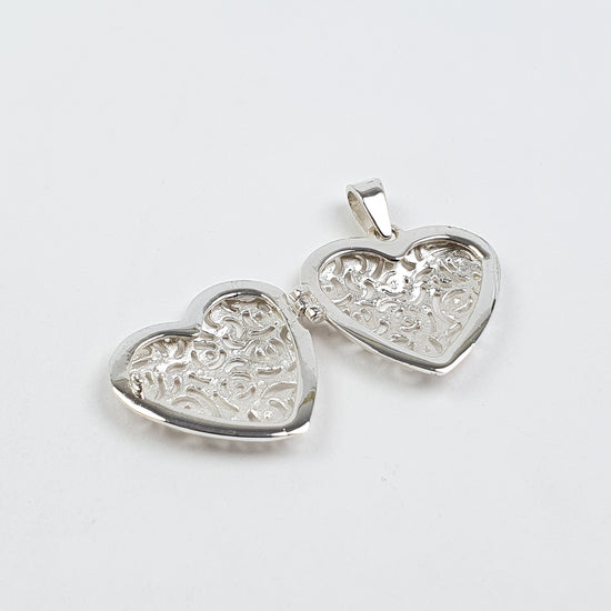 Dije relicario guardapelo portafoto en plata – Jade18k (vista 5)