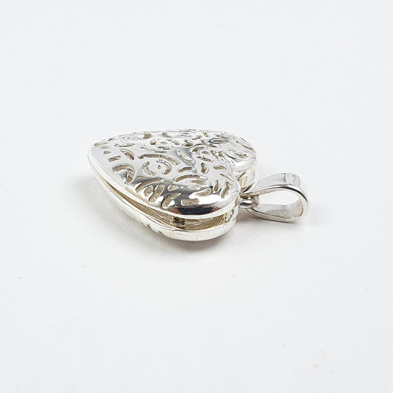 Dije relicario guardapelo portafoto en plata – Jade18k (vista 2)