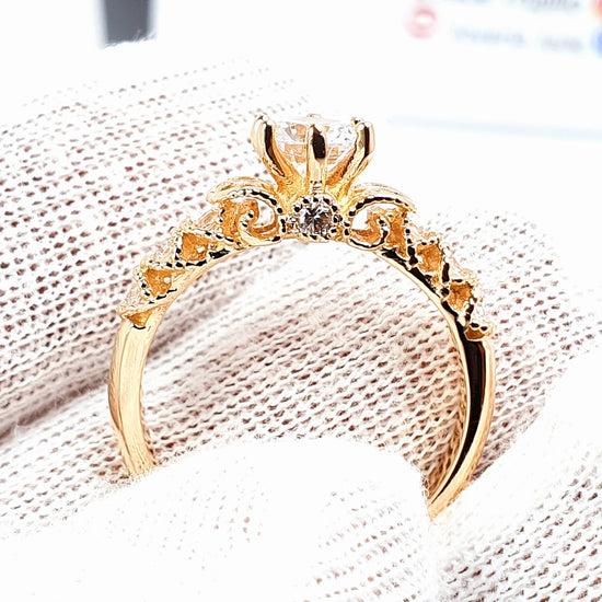 Anillo de Compromiso Nayara en oro 18k – Jade18k (vista 2)