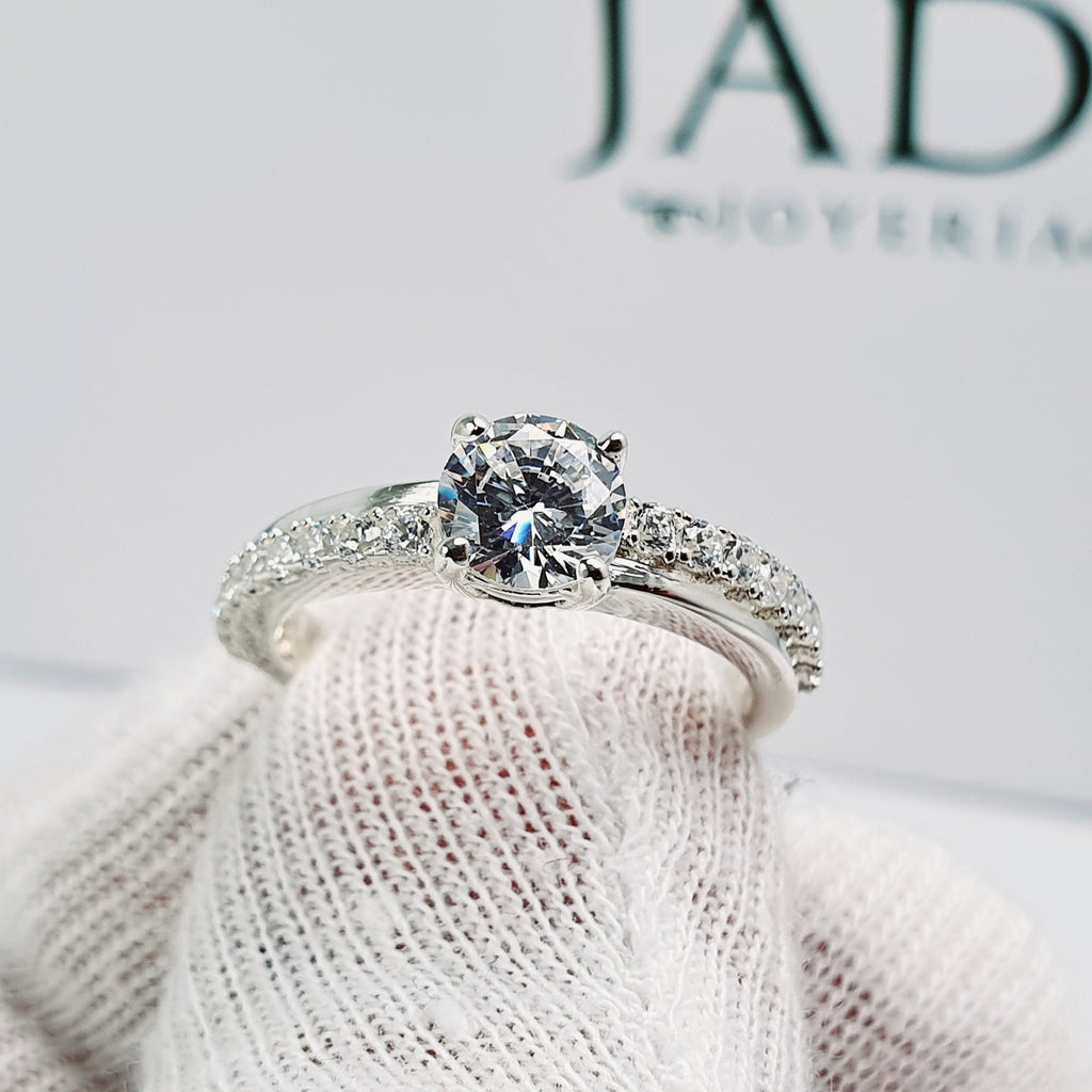 Anillo de Compromiso Plata "Fernanda"