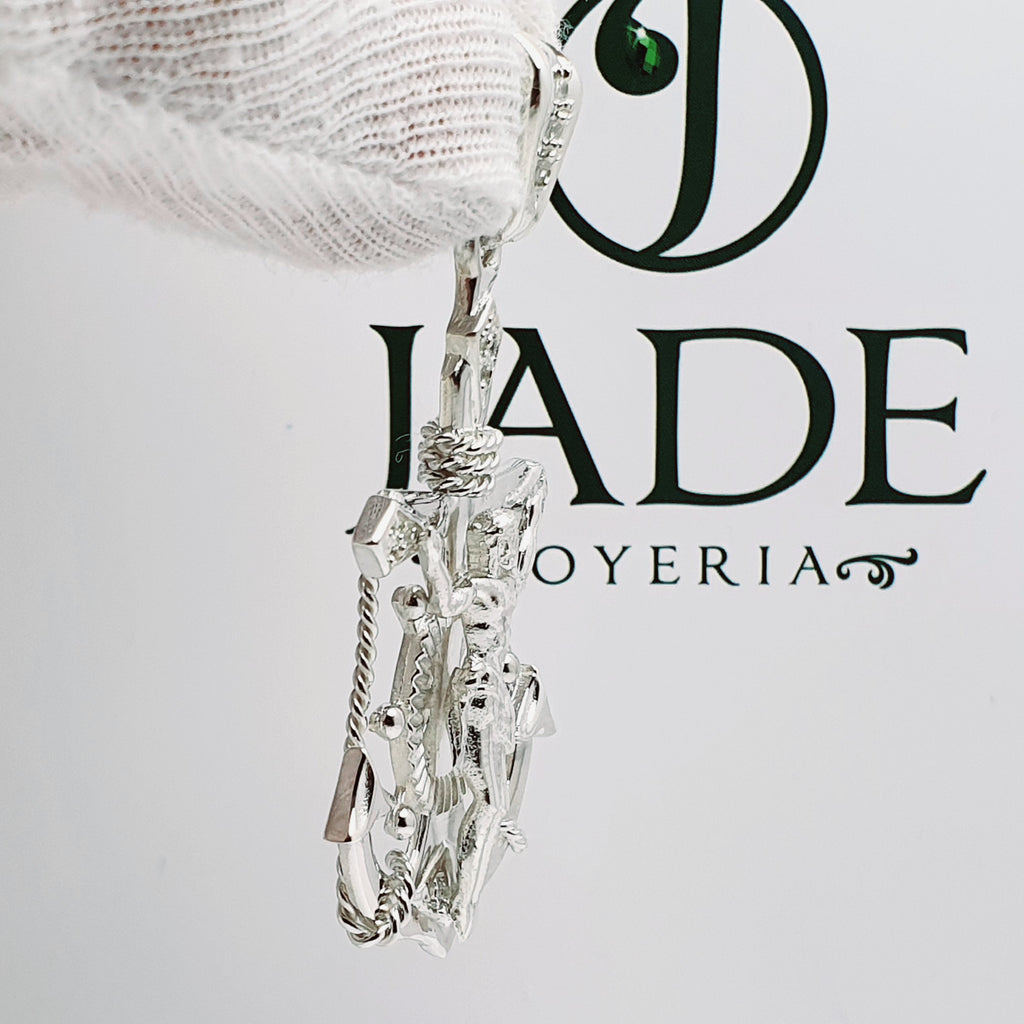 Dije de Ancla con Cristo para Varón