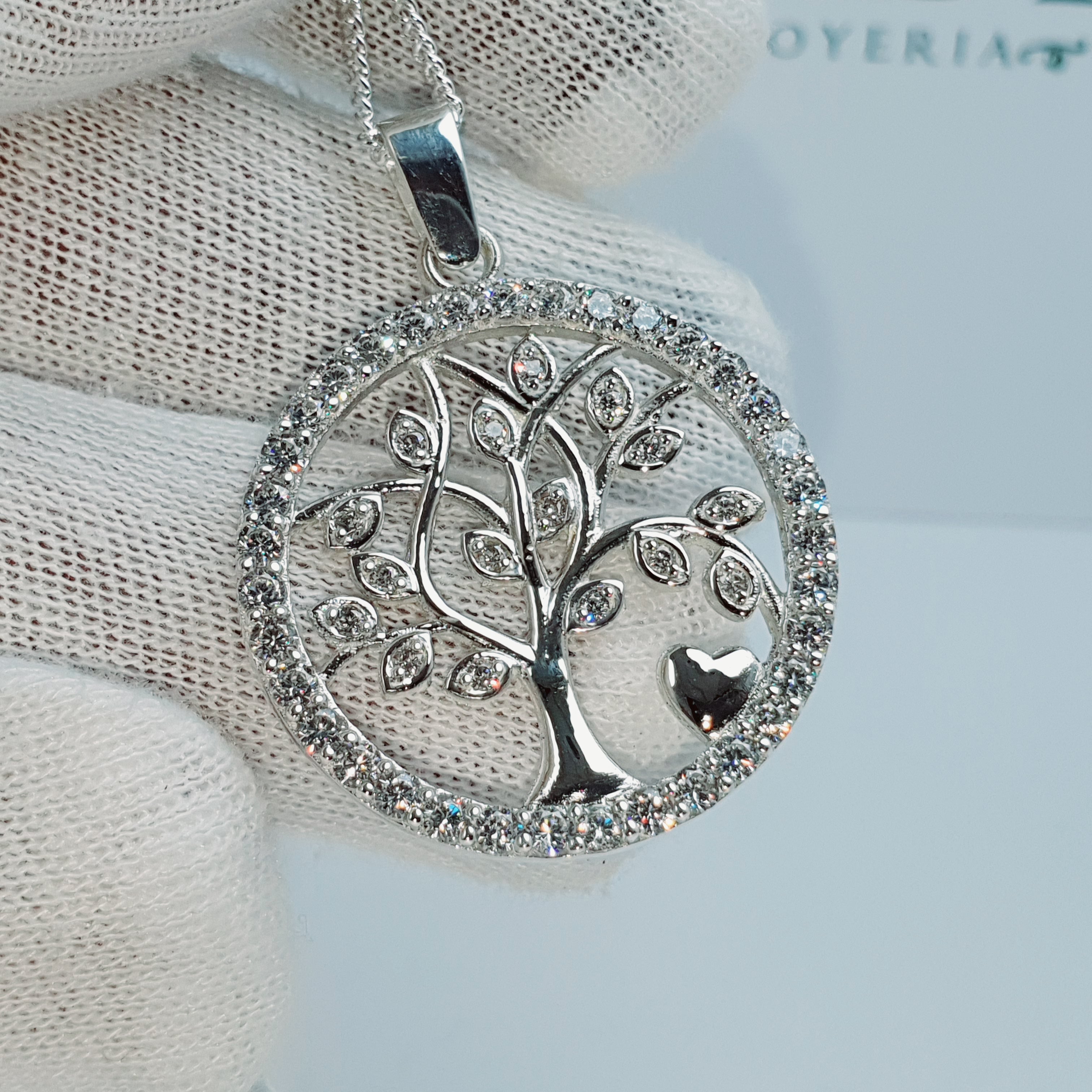 Dije árbol de la vida con circon