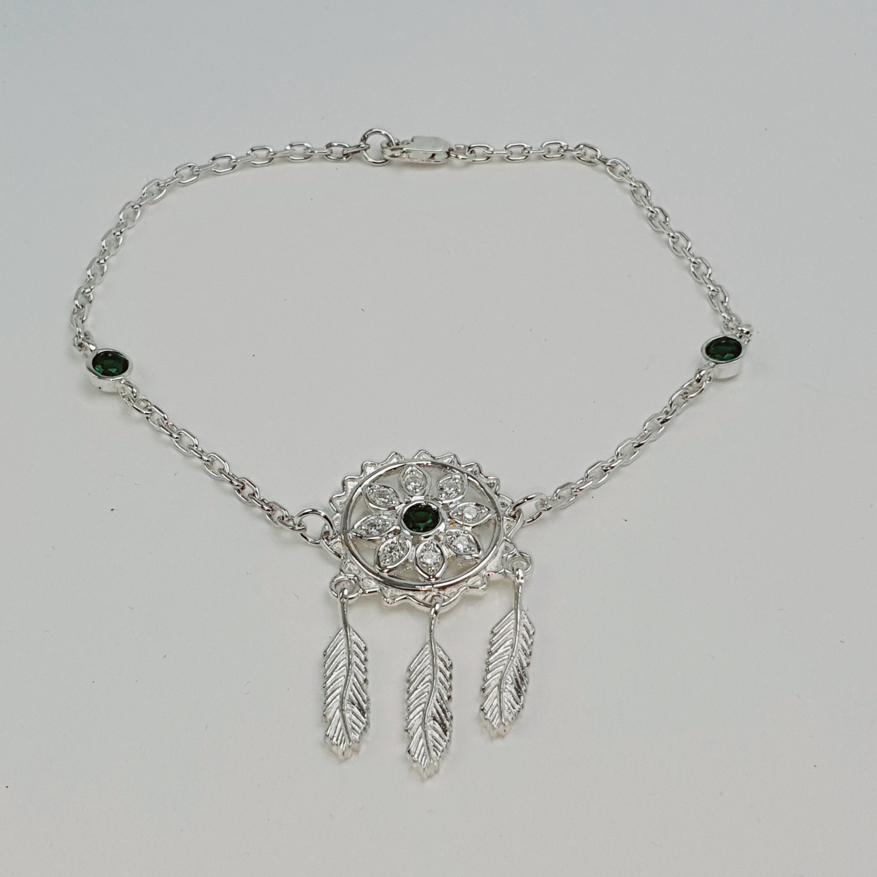 Pulsera de Atrapasueños en plata ley