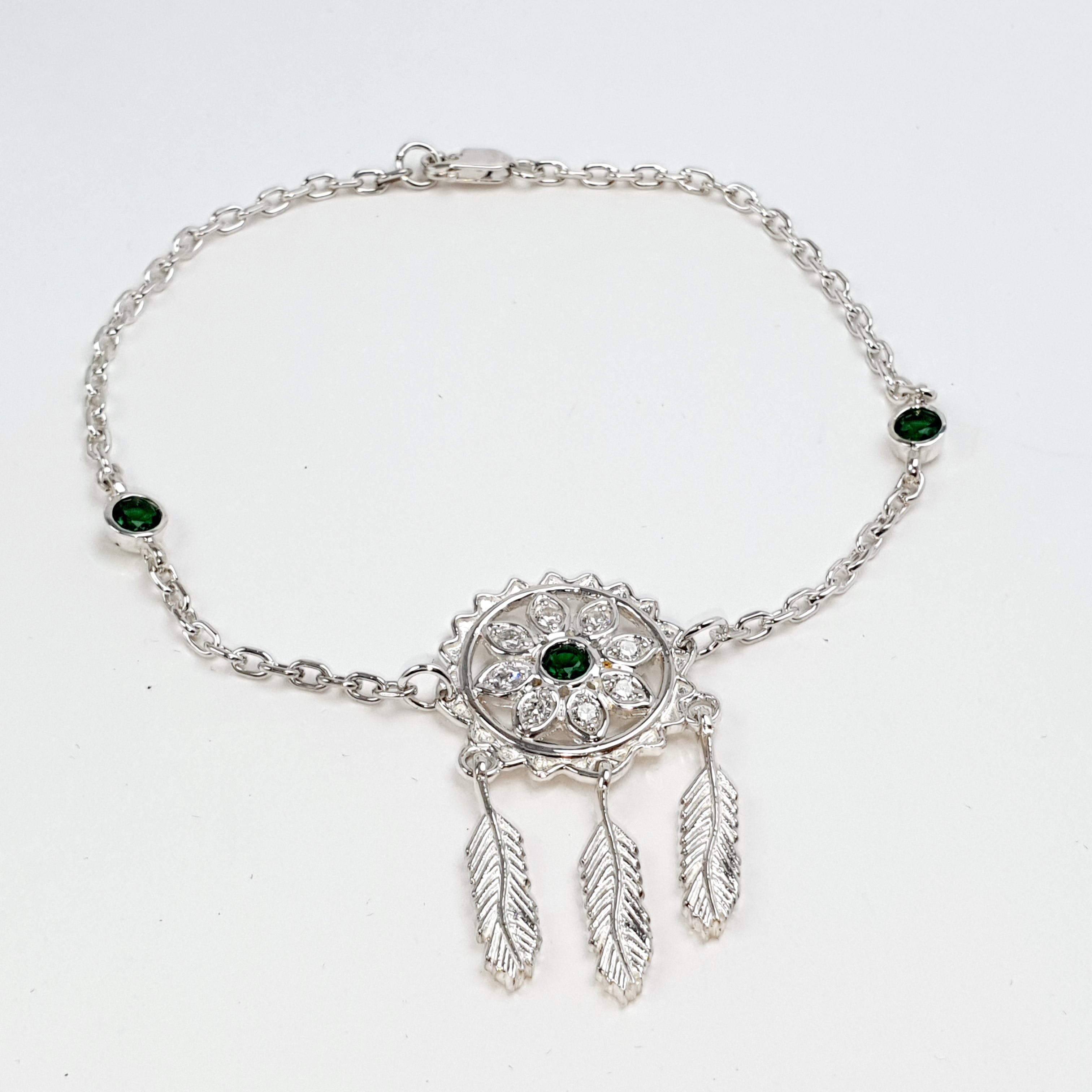 Pulsera de Atrapasueños en plata ley