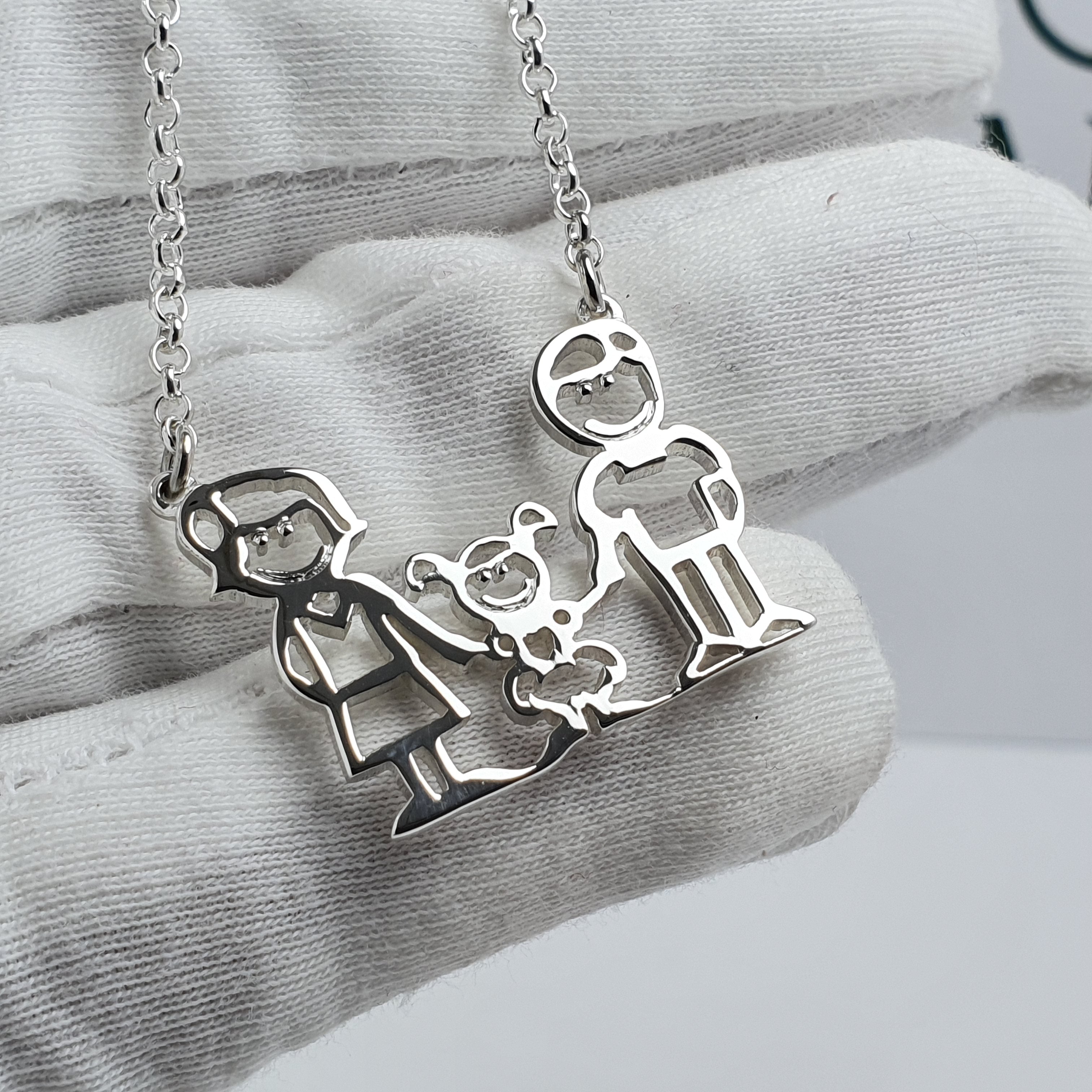 Dije de familia mama papa hija