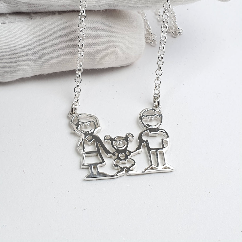 Aretes roseta en plata con piedra