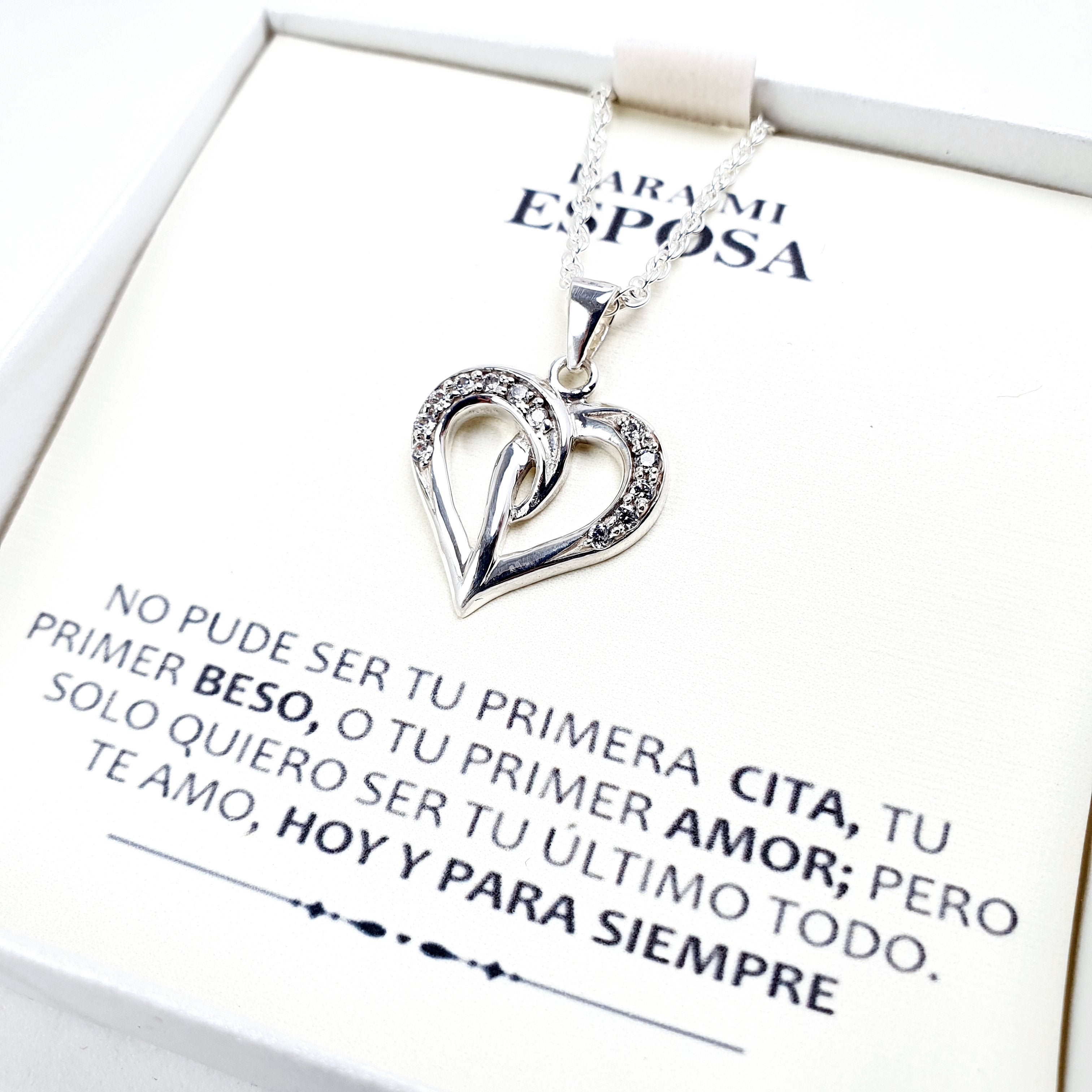 Dije te amo esposa en plata