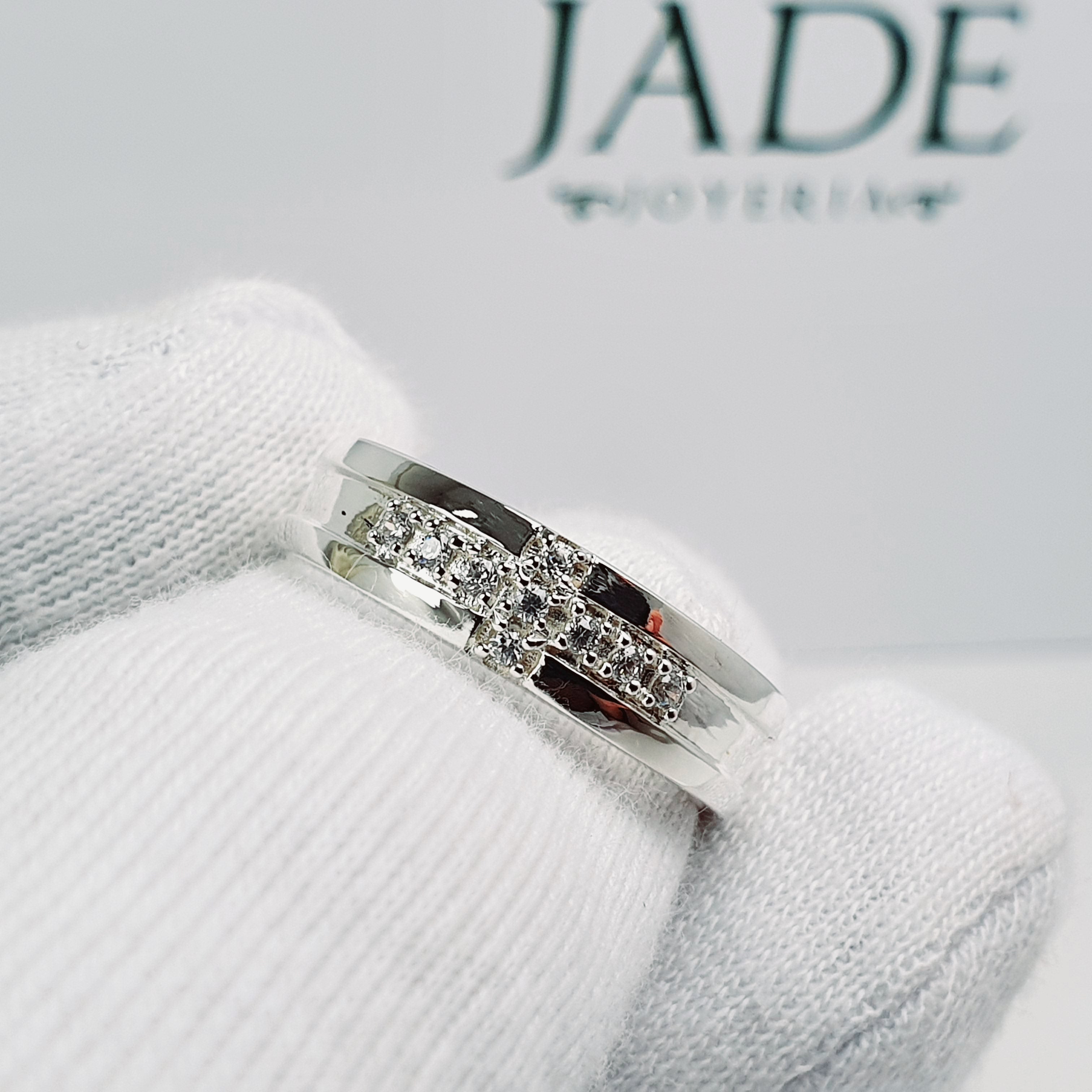 Anillo para Varón con Cruz en Plata