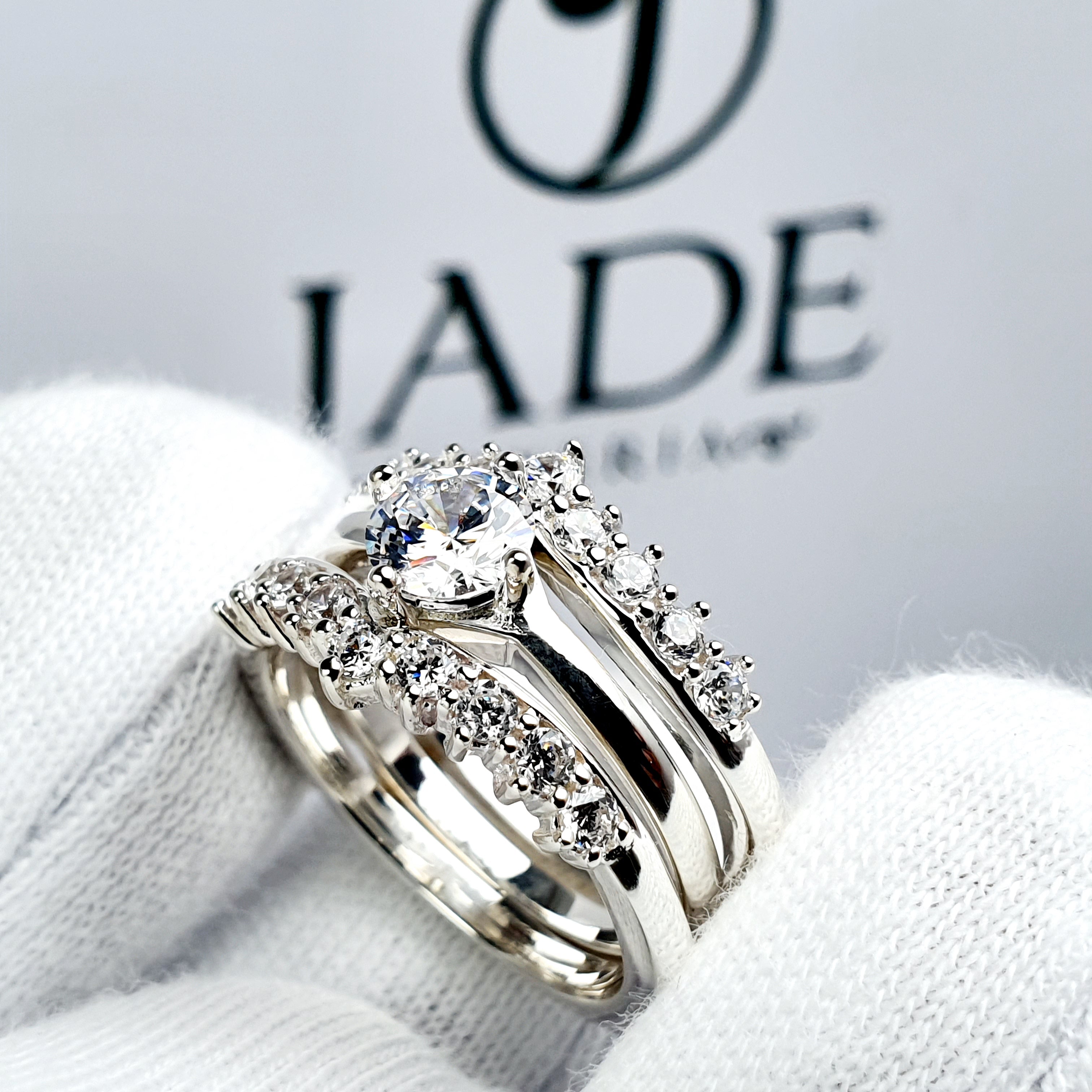 Anillo de Compromiso Plata "Doble Separable"