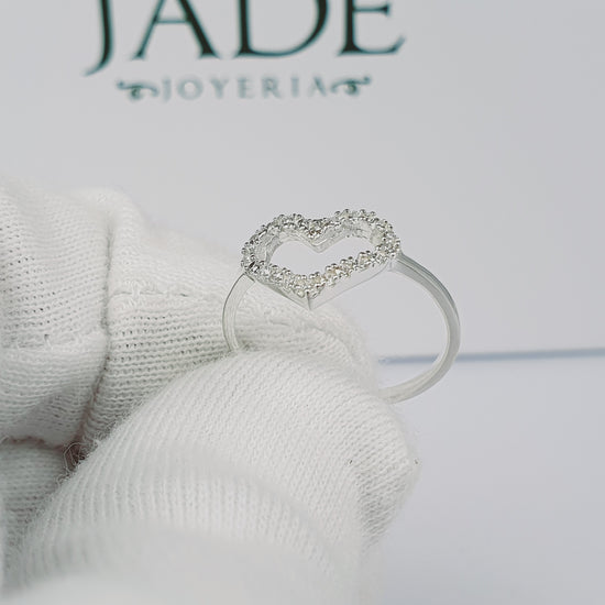 Anillo Brillo de amor en plata – Jade18k (vista 3)