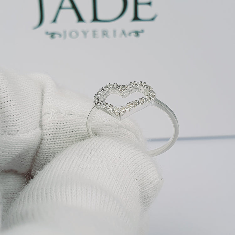 Anillo Brillo de amor en plata – Jade18k (vista 3)