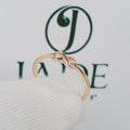 Anillo Infinito delicado para dama 18k oro