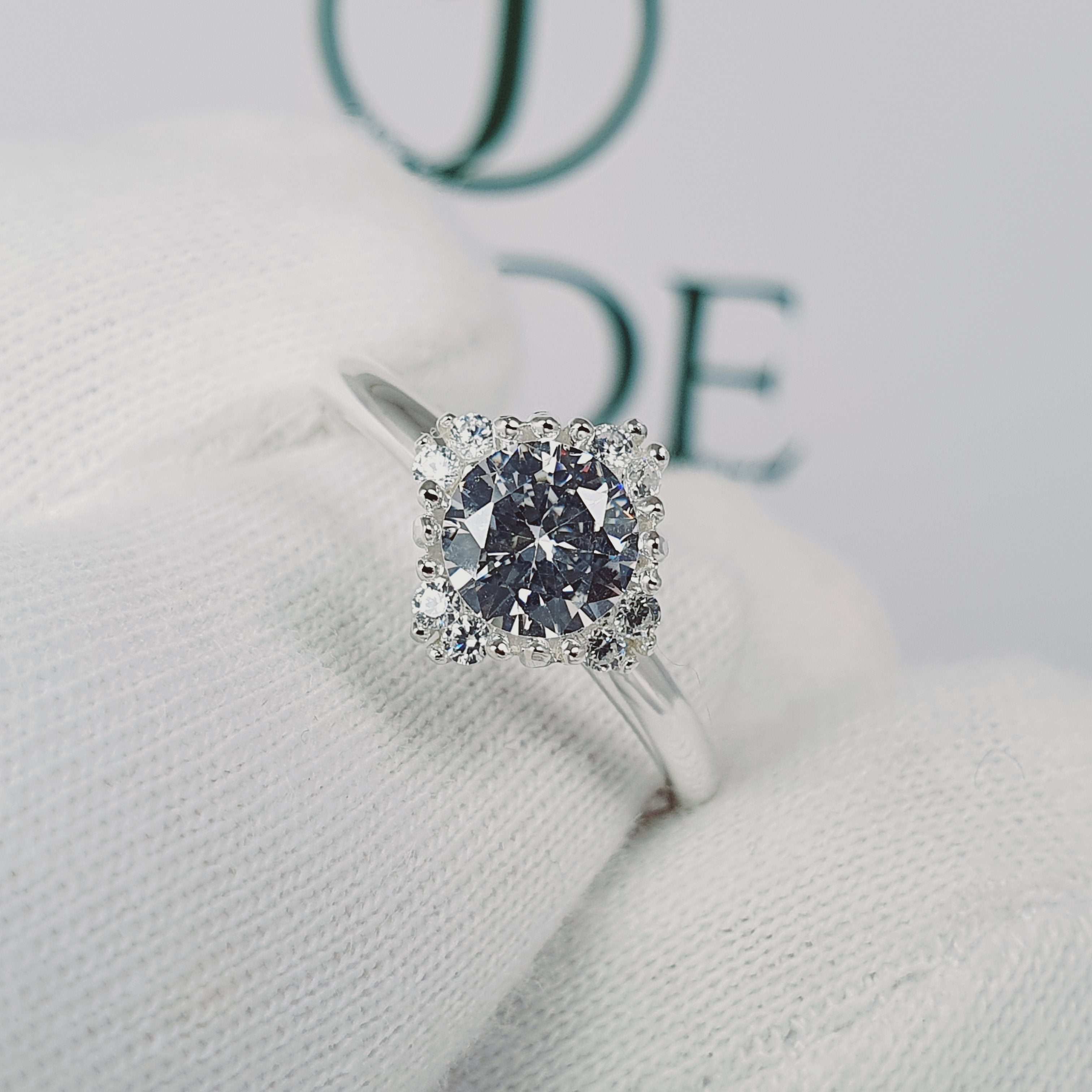 Anillo de Compromiso Plata "Damelia"