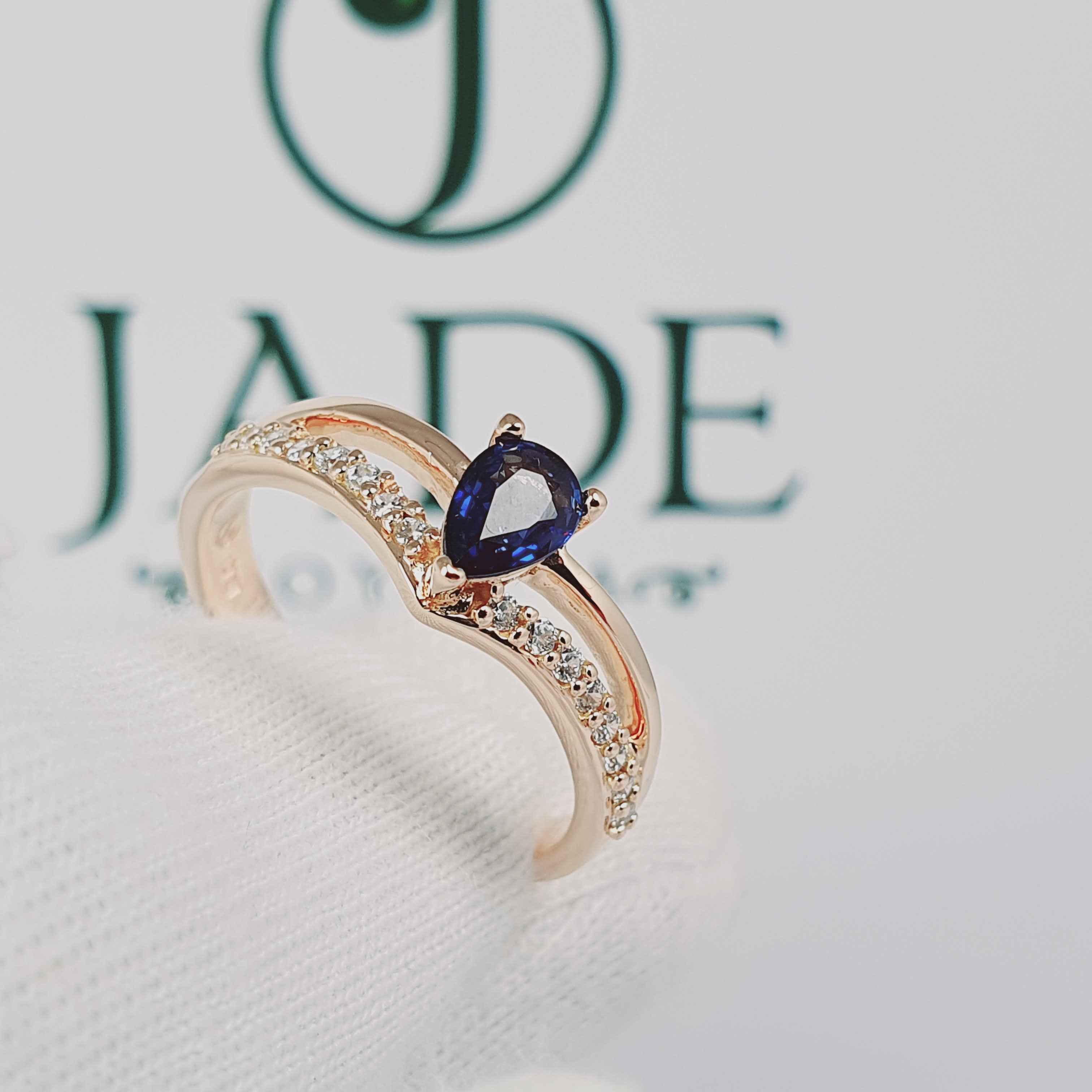 Anillo "Gota Blue"