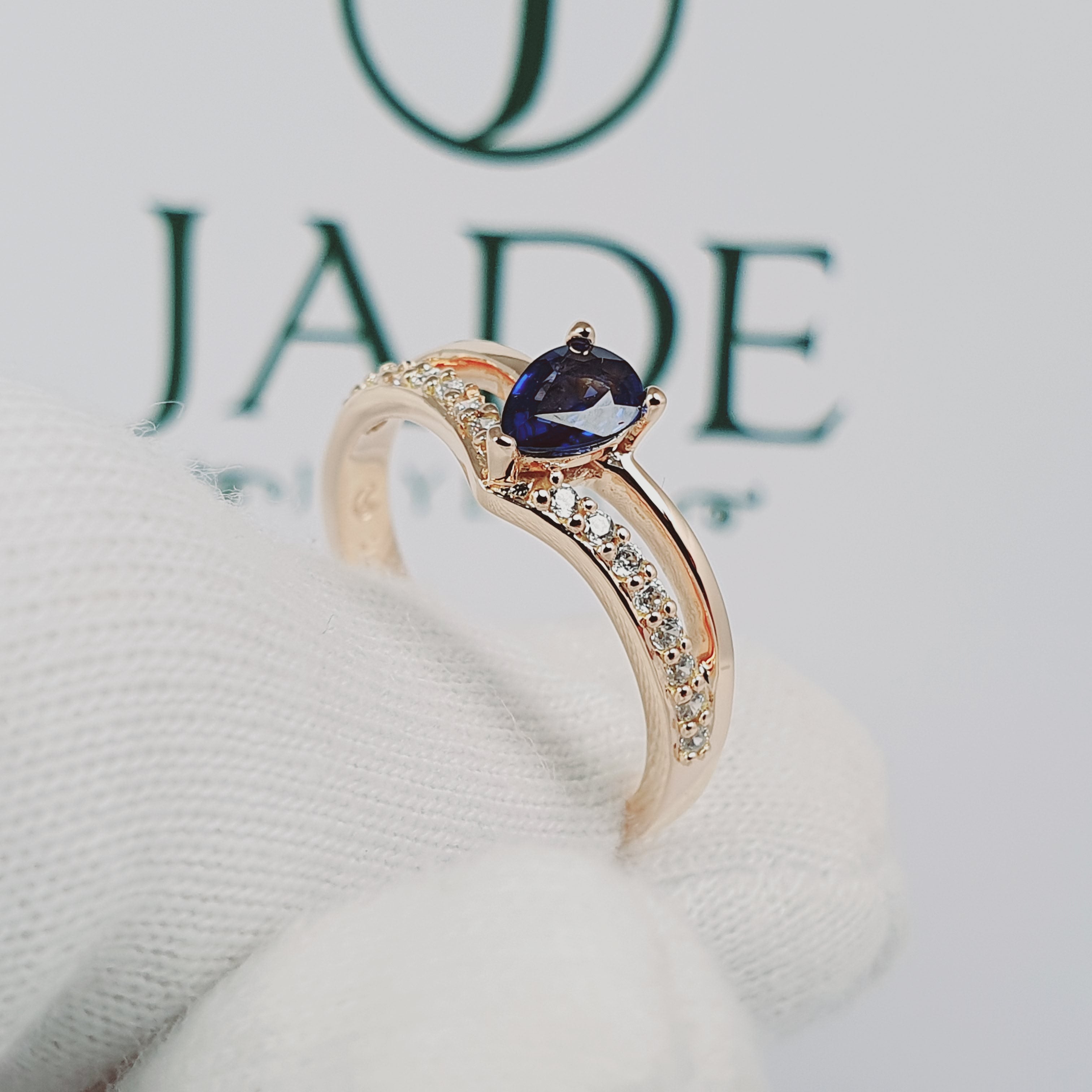 Anillo "Gota Blue"