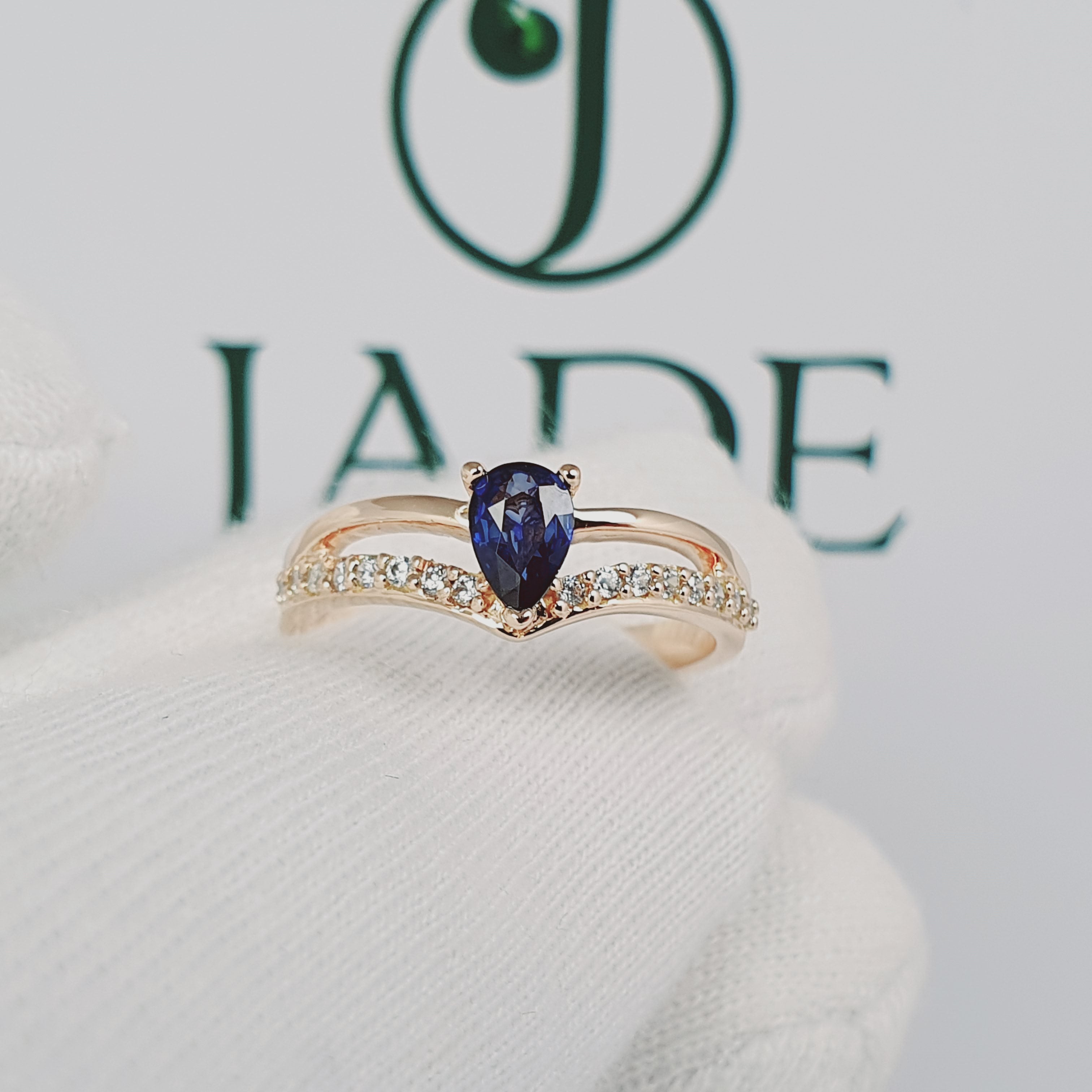 Anillo "Gota Blue"