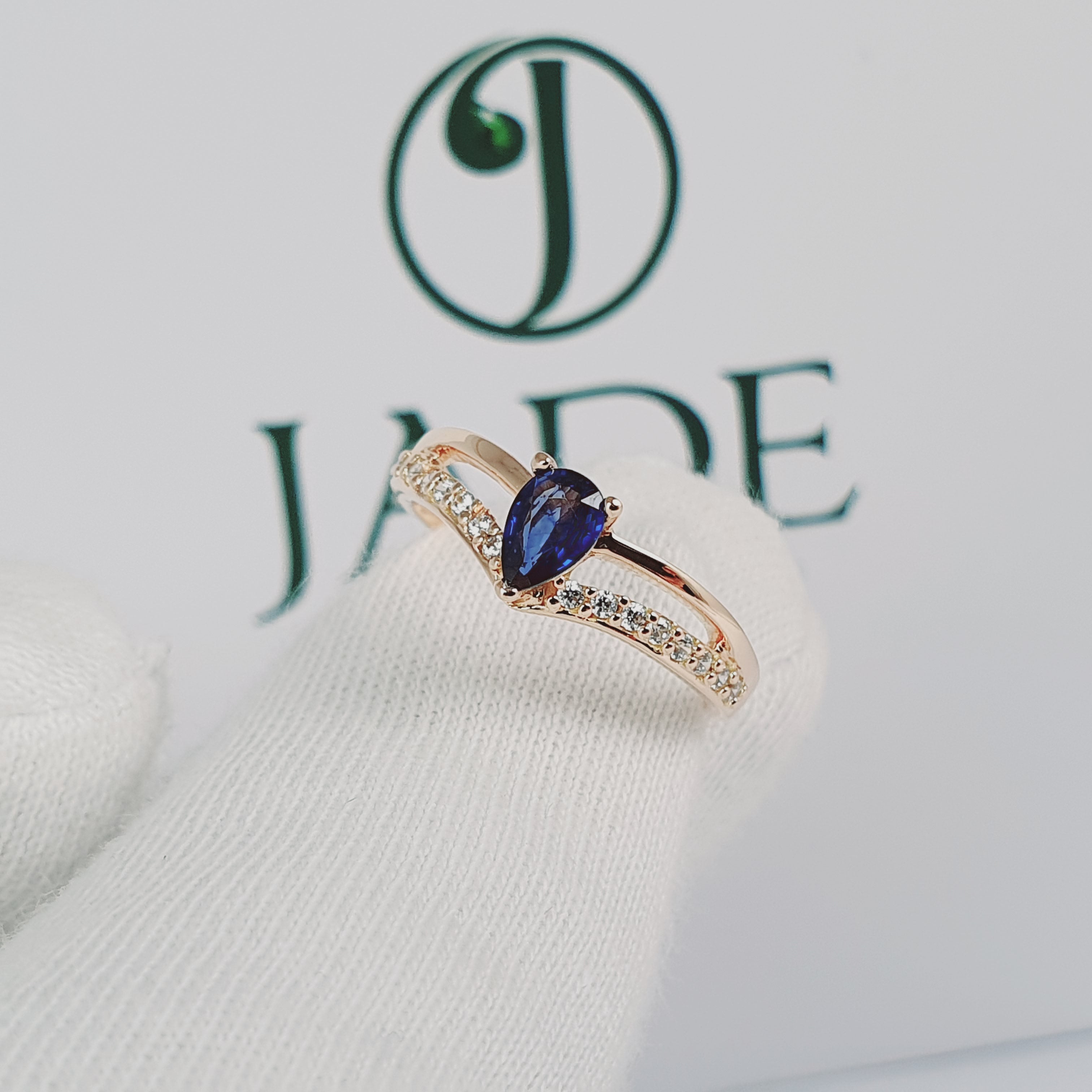 Anillo "Gota Blue"