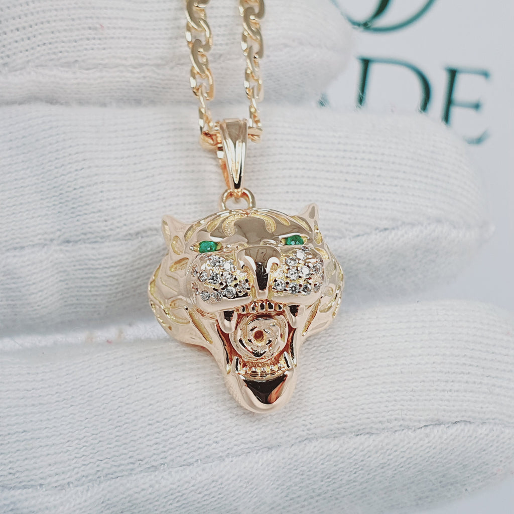 Dije de Tigre oro 18k