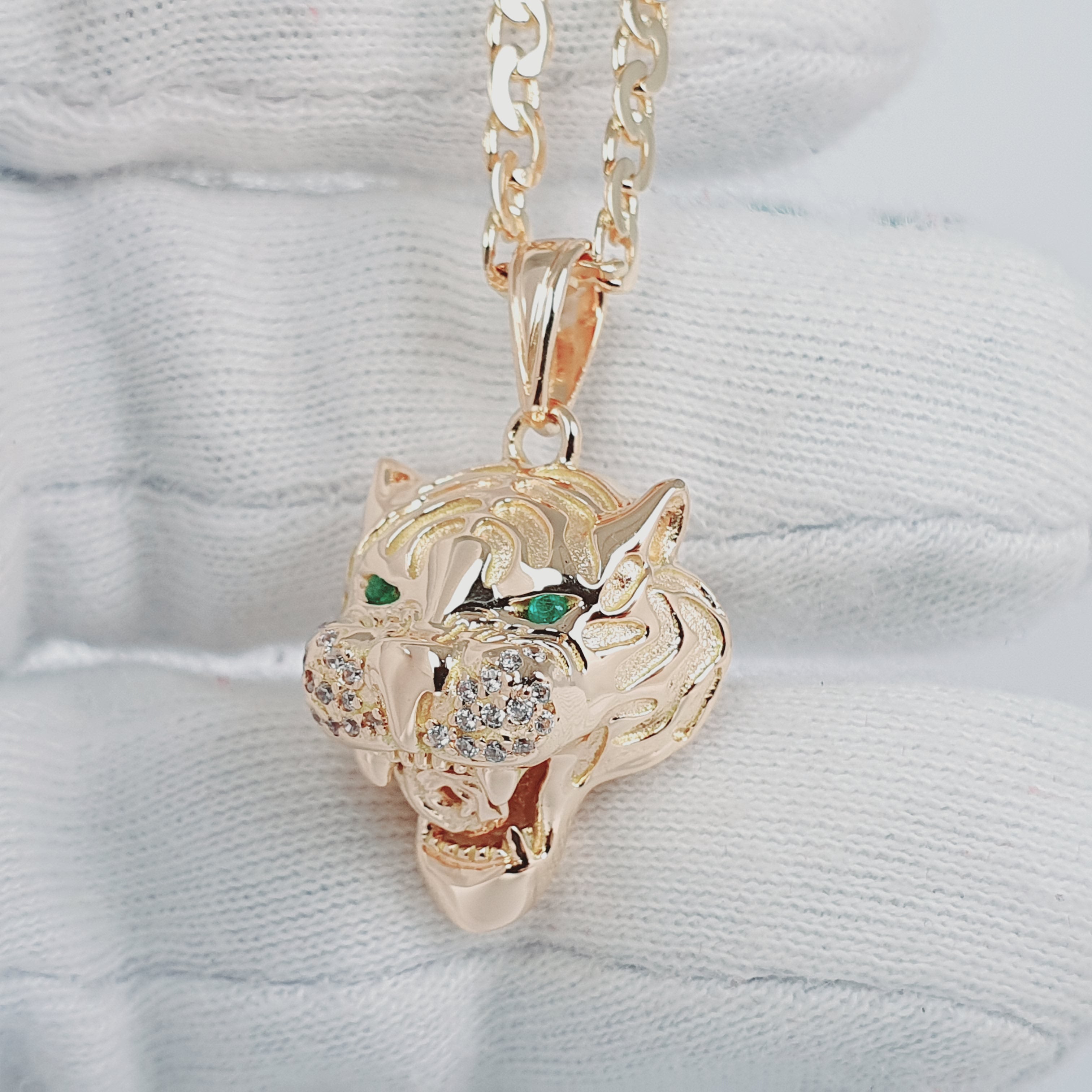 Dije de Tigre oro 18k