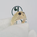 Anillo de Buho en oro 18k