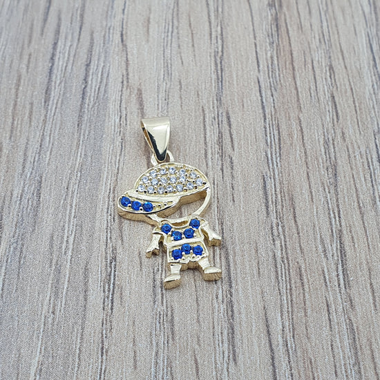 Dije Boy en oro 18k – Jade18k (vista 2)