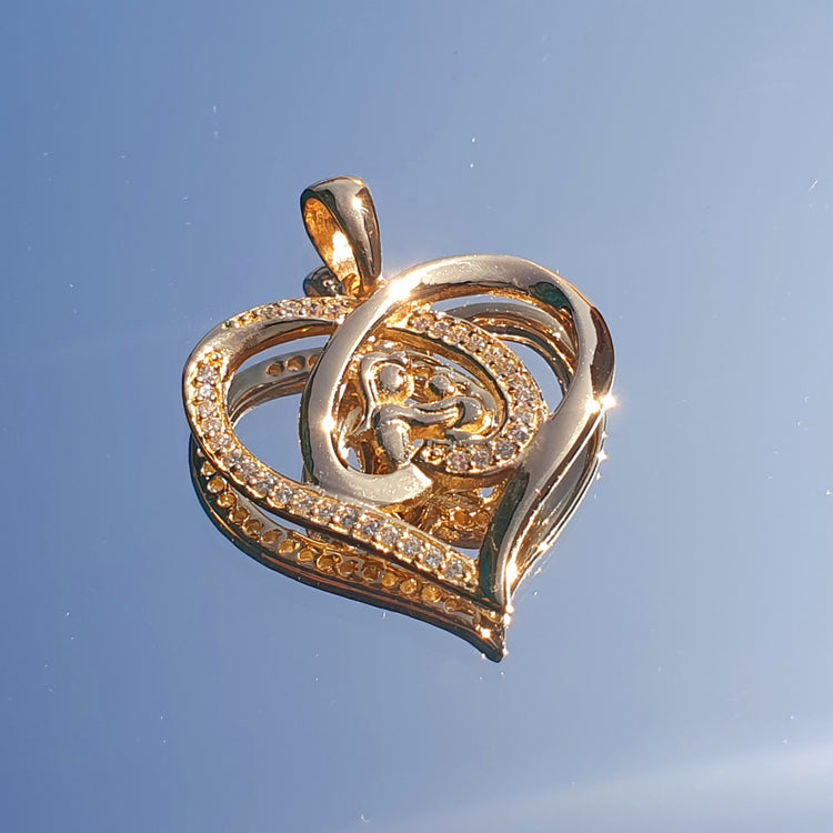 Dije Dia de la madre en oro 18k – Jade18k (vista 3)