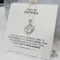Dije de doble corazón