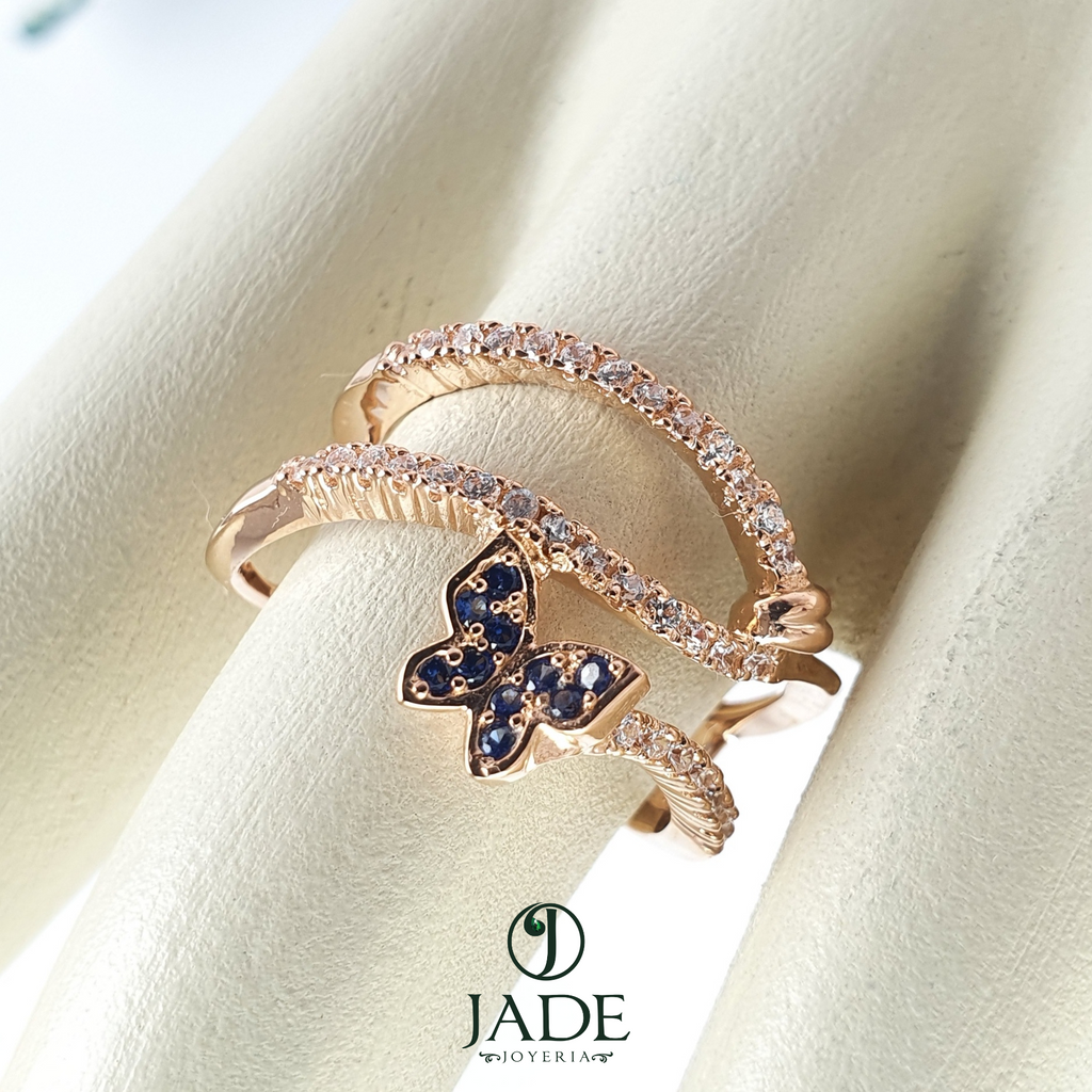Anillo de mariposa pequeña