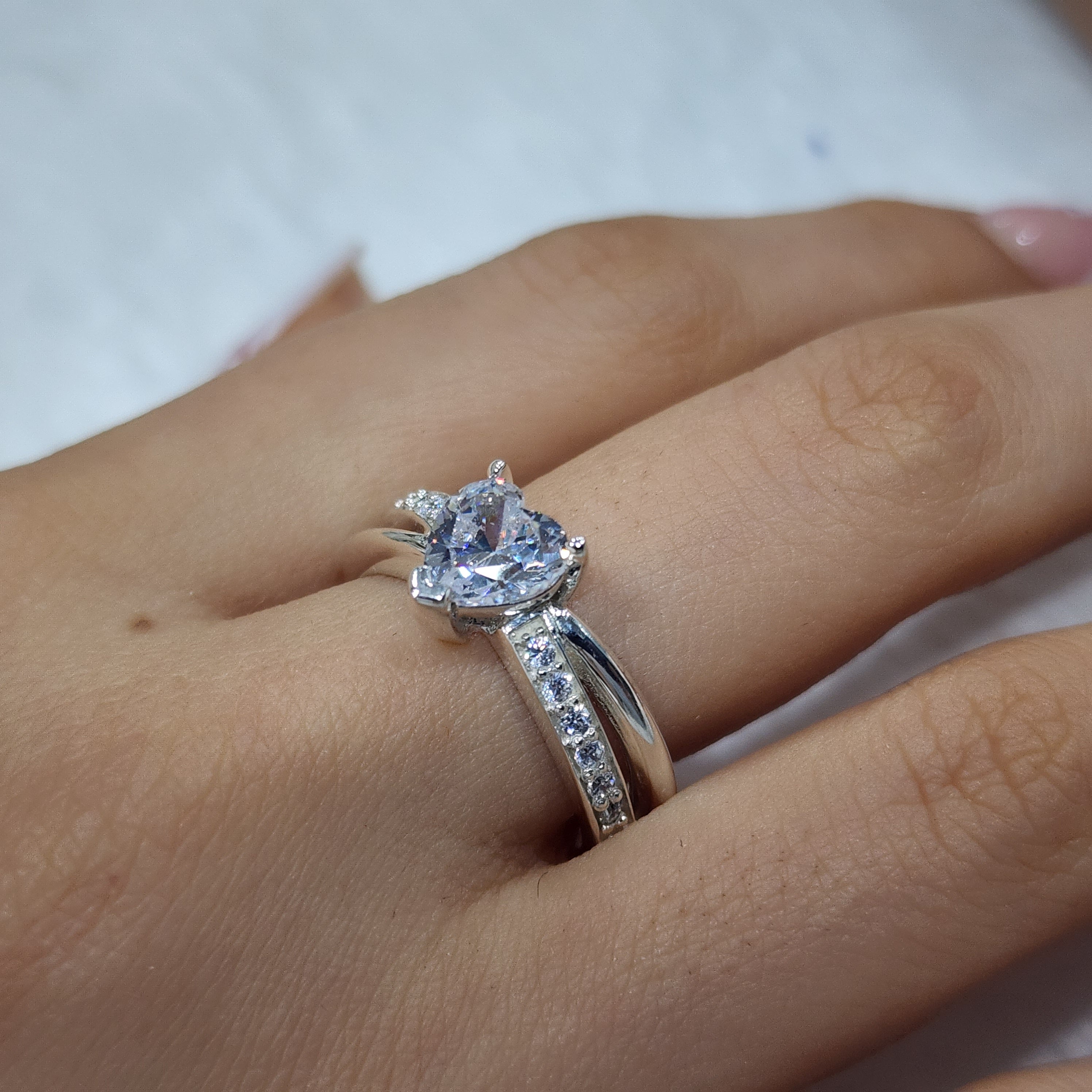 Anillo amor eterno en plata ley