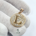 Dije de inicial full piedras