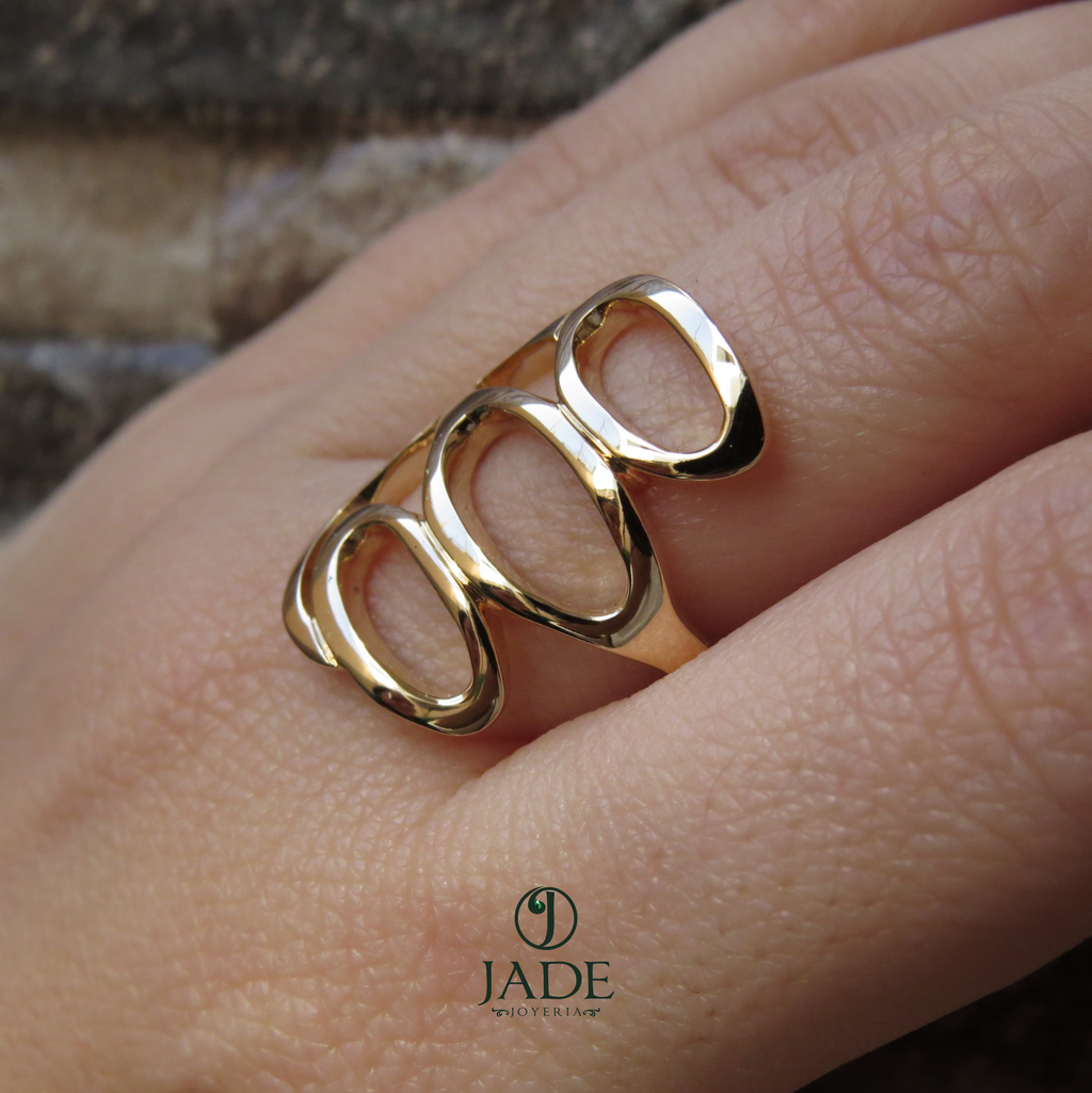 Anillo diseño de circulos