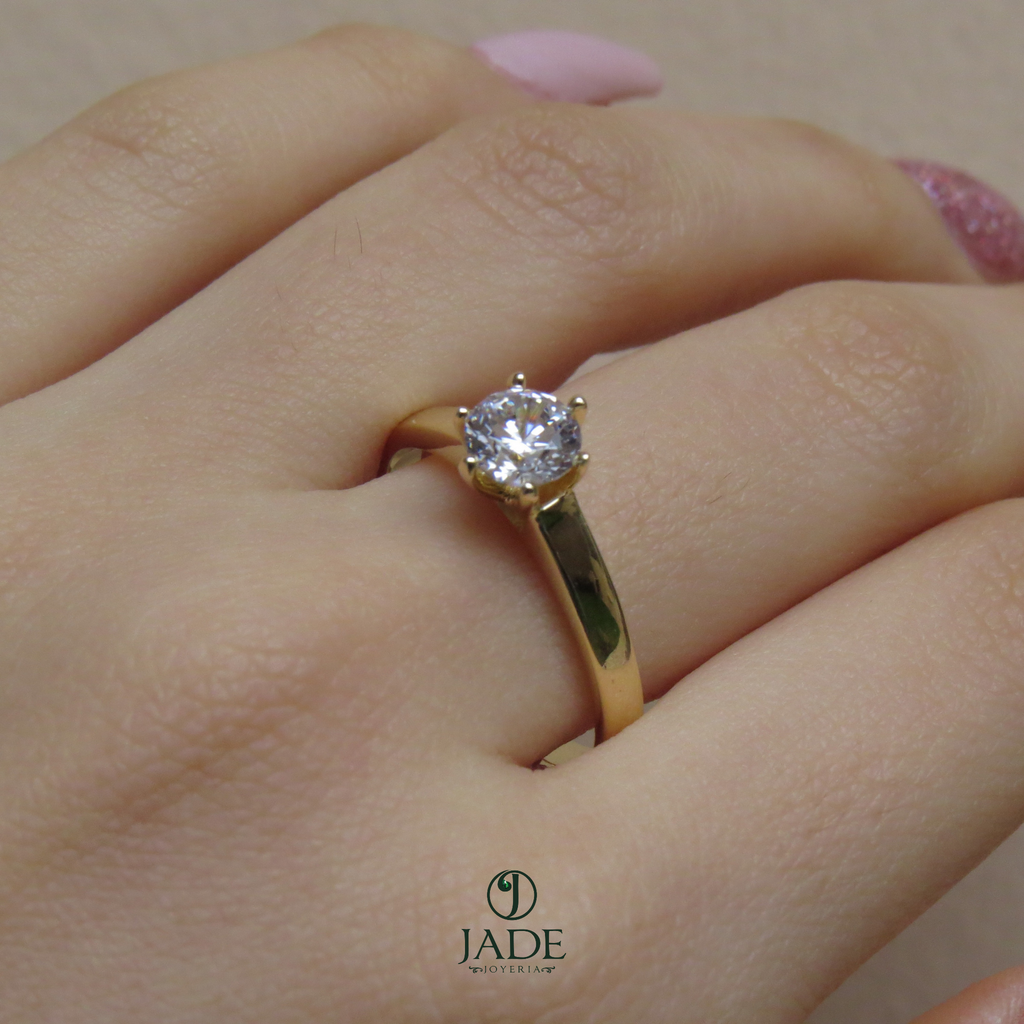 Anillo de compromiso luz