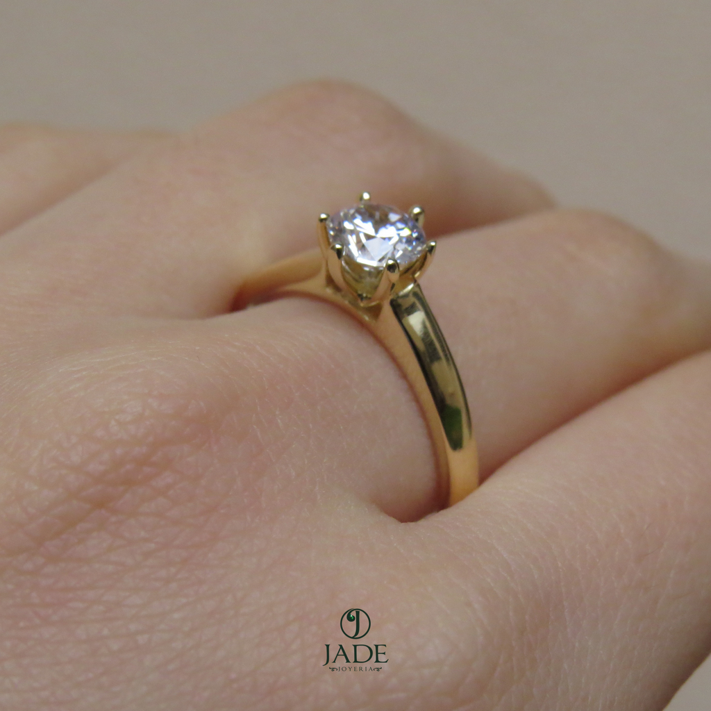 Anillo de compromiso luz