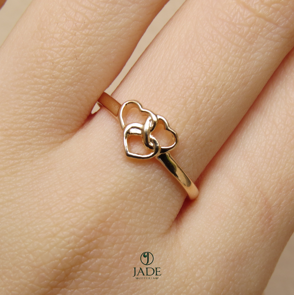 Anillo 3 corazones