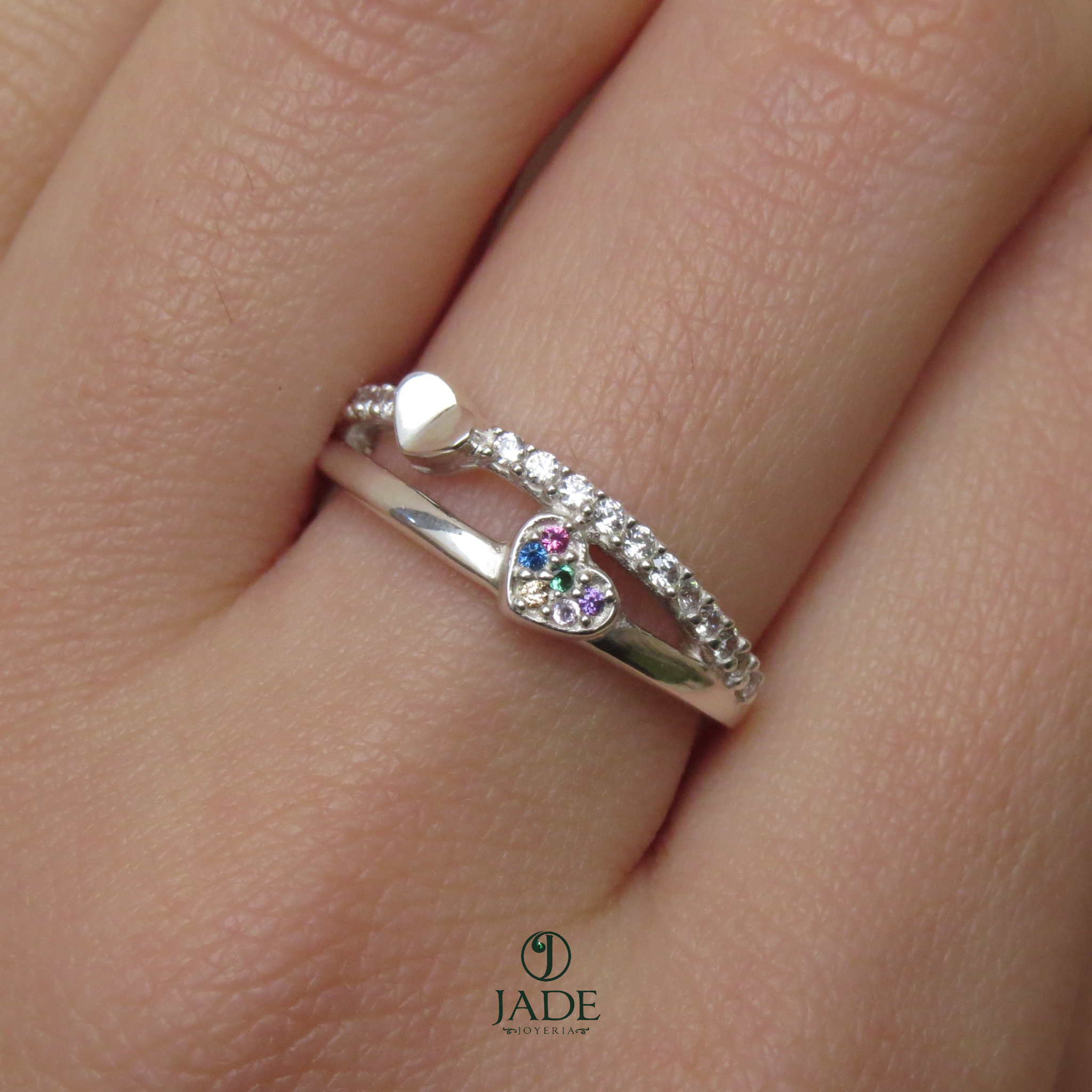 Anillo Eva en plata fina