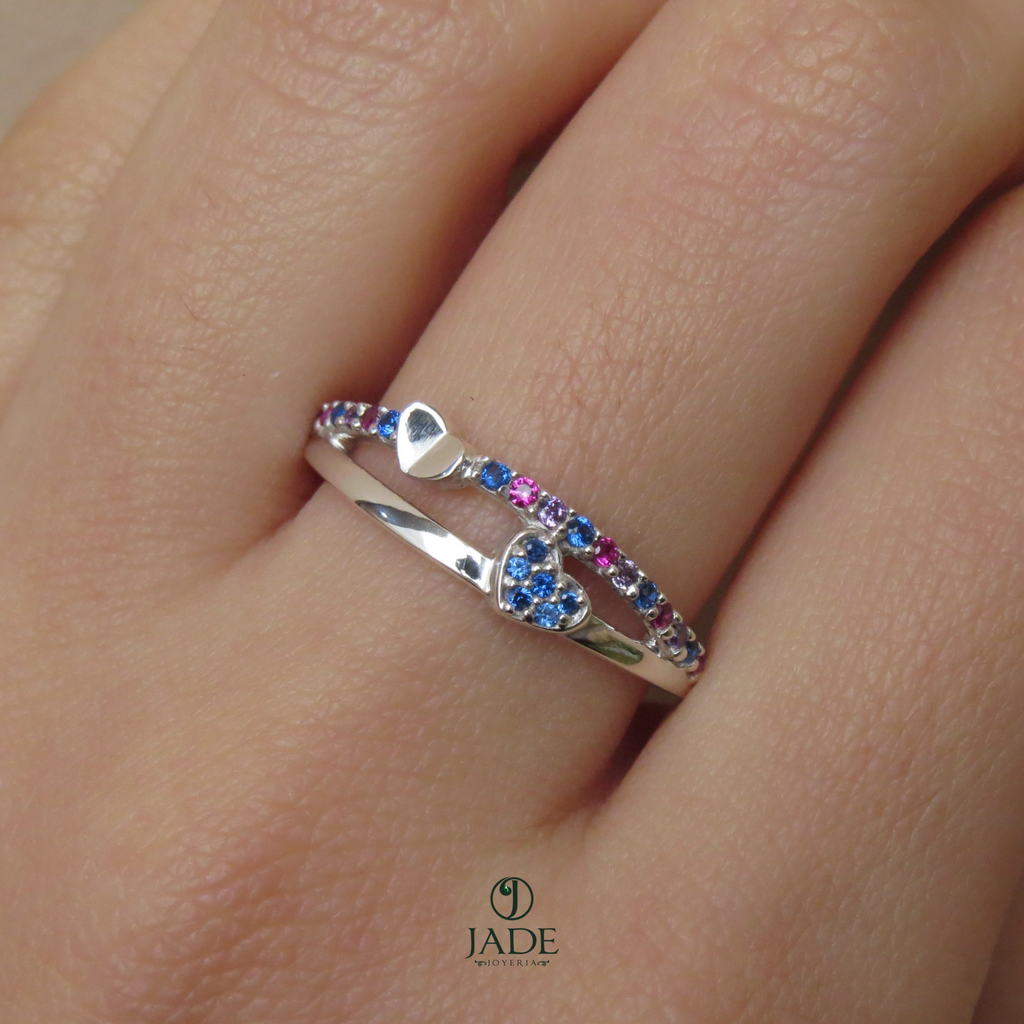 Anillo Eva en plata fina